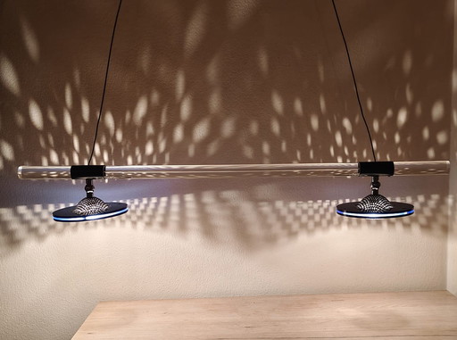 Orion Design Plexiglas 2 flammige Lampe 80iger