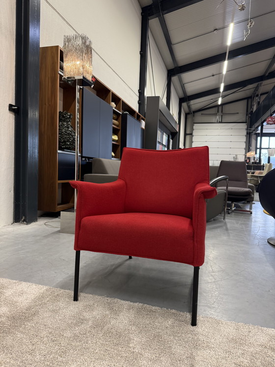 Image 1 of Design on Stock Limec fauteuil wolstof rood