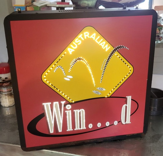 WINFIELD SIGARETTEN LICHTRECLAME - VINTAGE 1999 – Decoratieve objecten, Metal, Plastic (photo 2 of 8)