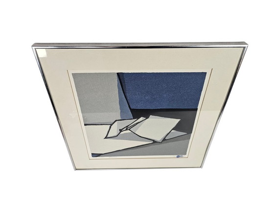 Image 1 of Fon Klement - woodcut - 'Livre Ouvert' - Proof print - signed - 1987