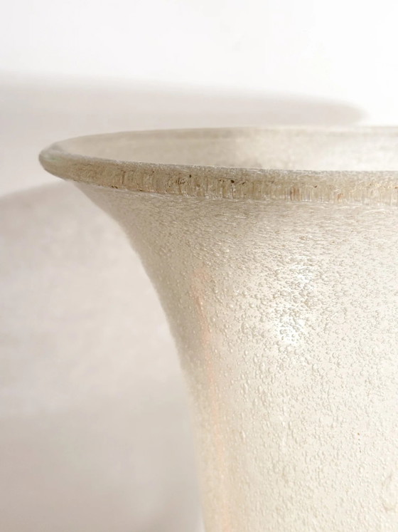 1950s Gilded Pulegoso Murano Glass Vase – Gold (photo 5 of 13)