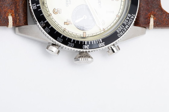 Image 1 of Giren Dupre Heritage Mecaquartz Steel Chronograph Watch 39mm