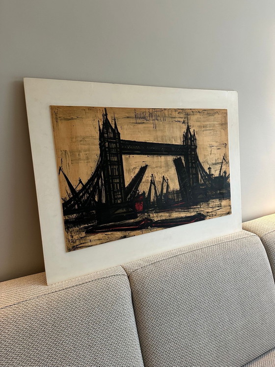 Image 1 of Bernard Buffet painting Tower Bridge London