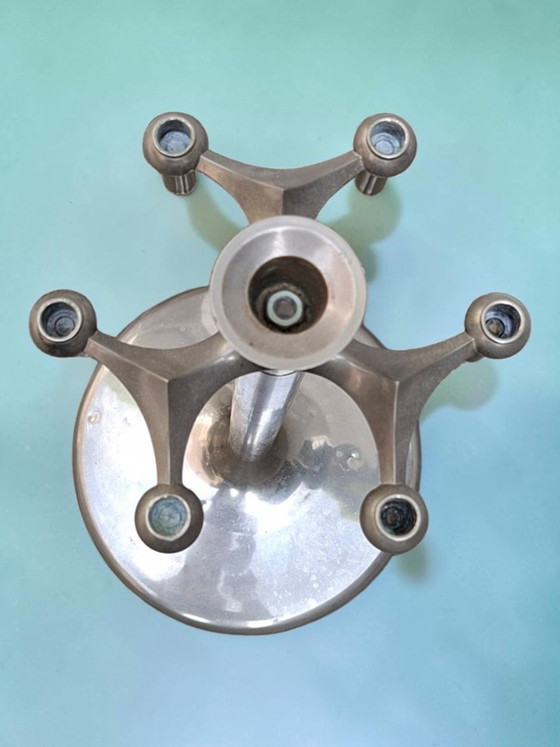 Portacandele Stoff Nagel con base grande – Metal, Chrome (photo 4 of 6)