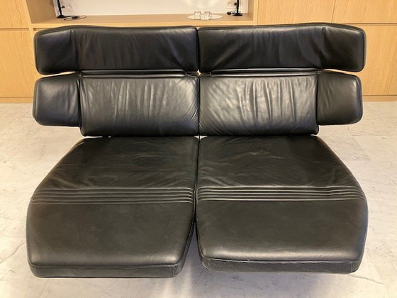 Image 1 of De Sede Ds-480 Designer Sofa Black Leather