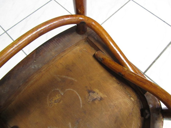 Image 1 of 6x zeer zeldzame Luterma eetkamerstoelen (1870-1920)