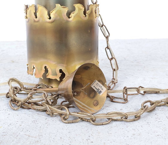 Image 1 of Set di lampade a sospensione vintage in ottone Holm Sorensen 6400