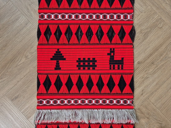 Image 1 of Arazzo da parete intrecciato