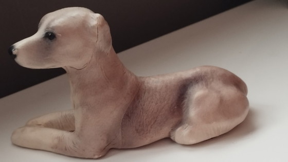 Image 1 of Vintage Mid-Century Hand-Molded Leather Greyhound Château Leather (Canada)