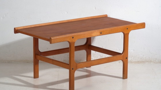 Tavolino da caffè vintage stile scandinavo in teak e faggio – Scandinavia, circa 1960 – Tavolini da caffè (photo 3 of 40)