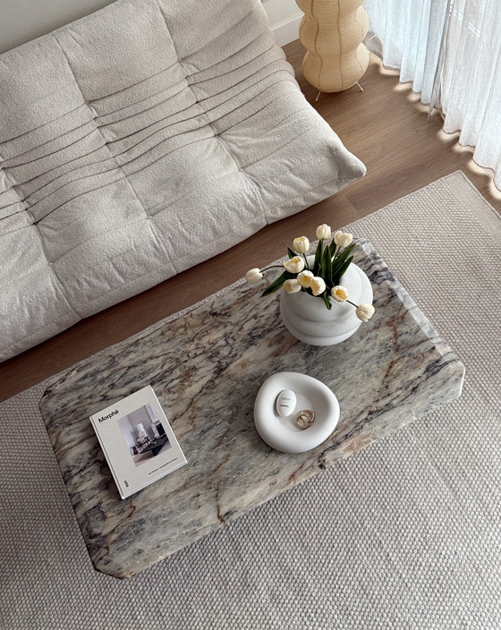 Image 1 of table basse vintage en marbre