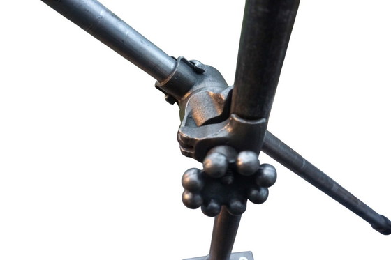 Image 1 of Lampada da lavoro industriale originale O.C. White USA, anni '20-'30, paralume con attacco Hubbell