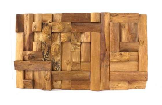 Image 1 of Pannello murale in legno vintage