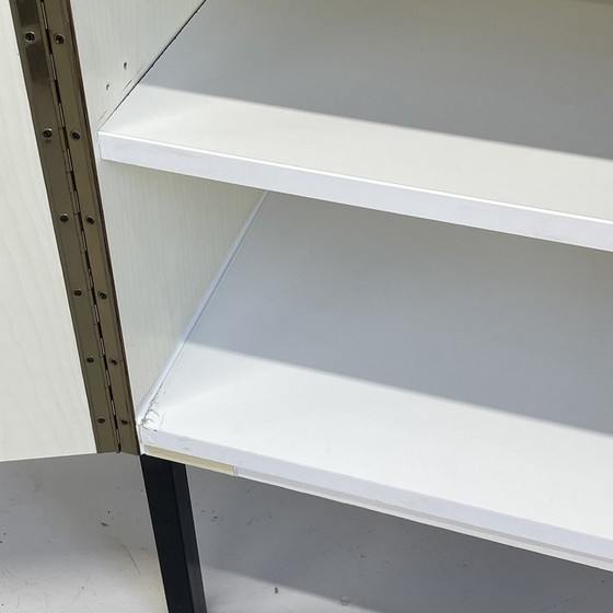 Image 1 of Mobiletto per macchina da cucire d'epoca, elegante mobiletto portaoggetti anni Settanta