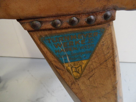 Image 1 of Vintage gymnastics apparatus with leather