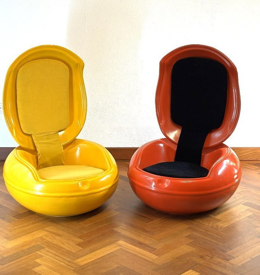 2x Chaise Garden Egg Peter Ghyczy