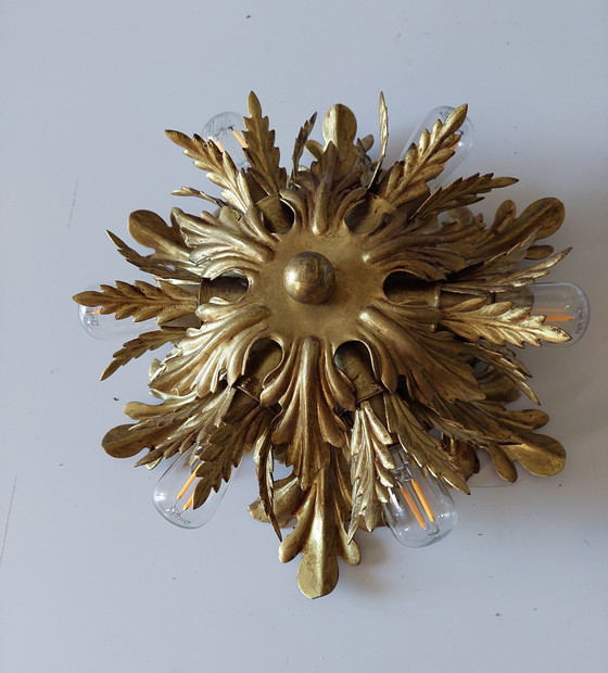 Image 1 of Banci Firenze gouden wandkandelaarlamp