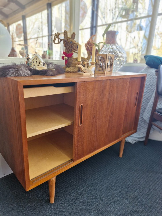 Image 1 of Vintage kast / dressoir met lade en schuifdeurtjes