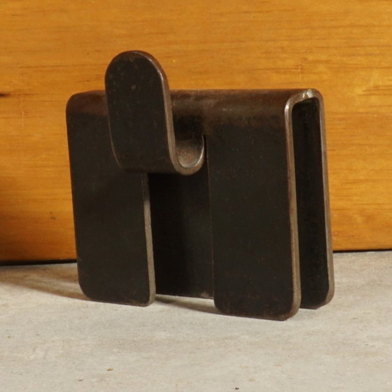 Perchero/armario escandinavo – madera de teca – década de 1960 – Metal (photo 6 of 7)
