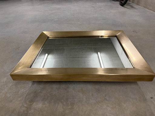 Bellissimo specchio vintage in ottone