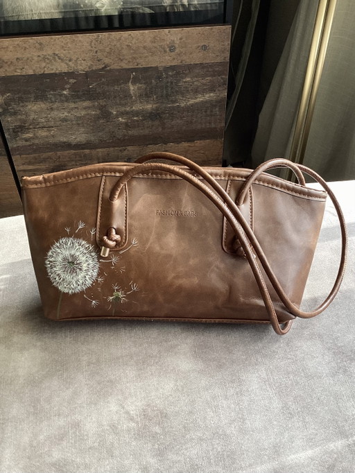 Unieke Handbeschildere Tas Dandilion ByJ&S