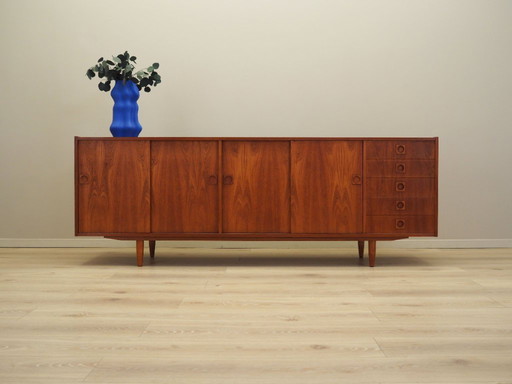Teakhouten dressoir, Deens ontwerp, jaren 1960, productie: Farsø Møbelfabrik