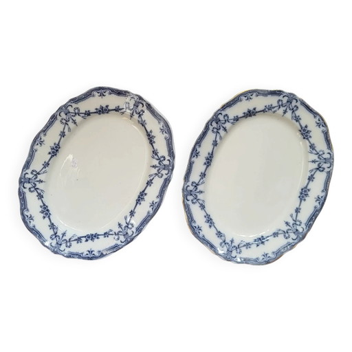 2 platos "Alexis" de porcelana Adderleys