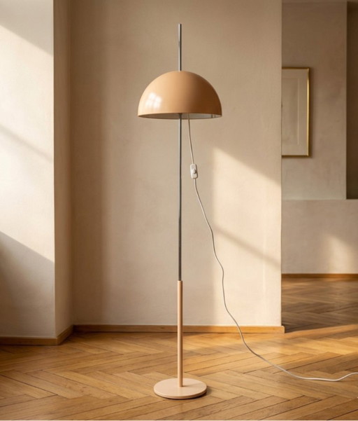 Lampadaire champignon style Space Age, métal Napako, Tchécoslovaquie des années 1970