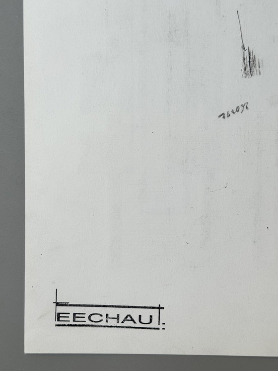 Image 1 of Eugène Eechaut (1928-2019) - 4 works, ink on paper 1982-1984