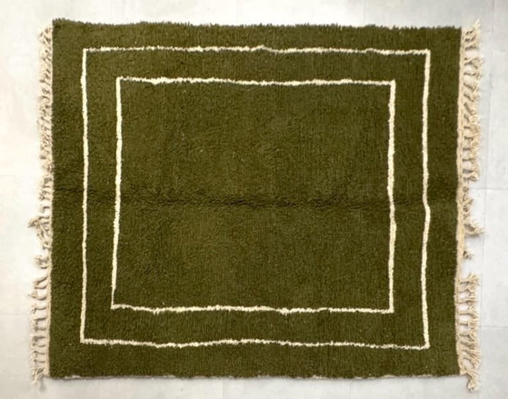 Alfombra tradicional marroquí cuadrada de lana, tamaño 2,5 x 2,5 m – Ahrend, Wool (photo 2 of 7)