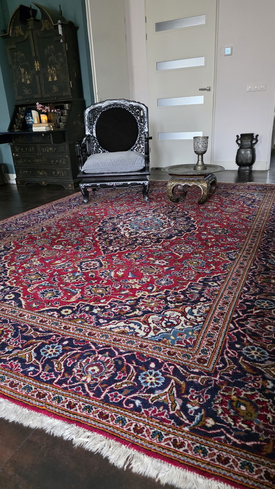 Image 1 of Alfombra persa Keshan anudada a mano – 250 × 345 cm – lana sobre algodón