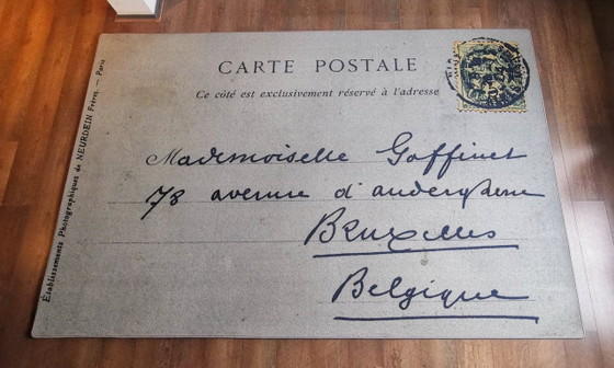 Unique Ege rug historical French postcard – Rugs & carpets, Textile (photo 5 of 5)
