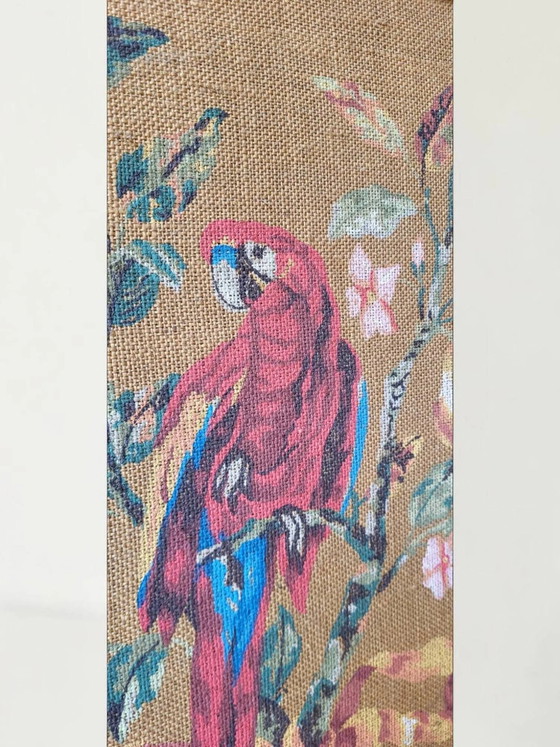 Tableau / Painting on jute canvas / Parrot – Paintings & Drawings (photo 5 of 5)