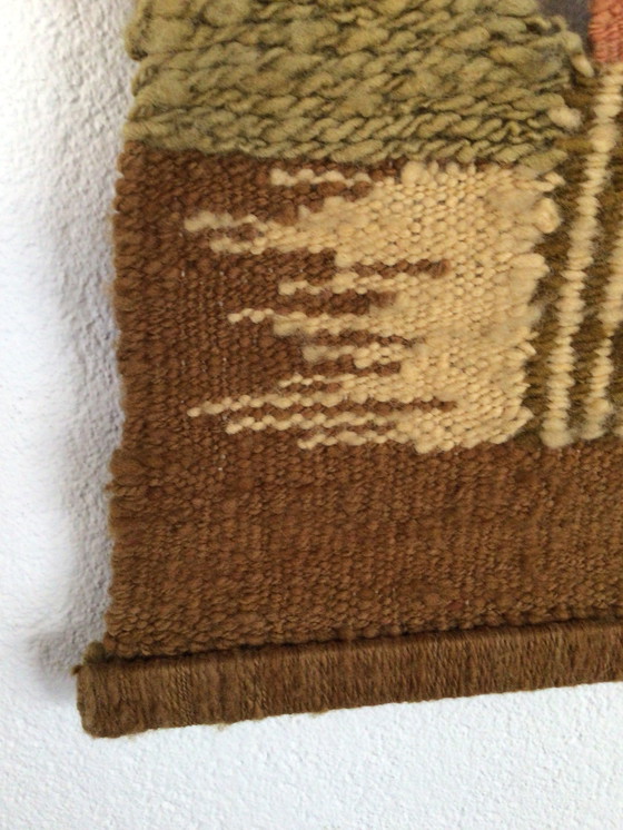 Image 1 of tapisserie murale vintage faite main, pièce unique