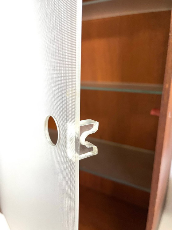 Image 1 of Euroika mirror and medicine cabinet made of teak, designed by Friso Kramer for Auping in 1963.