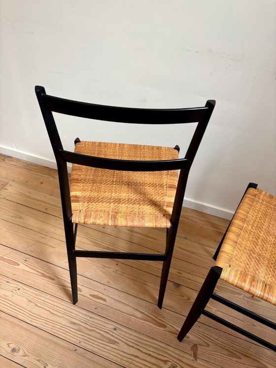 4x Sedie Gio Ponti 699 Superleggera in Frassino Nero – Cassina, Sedie da pranzo, Wood (photo 13 of 18)