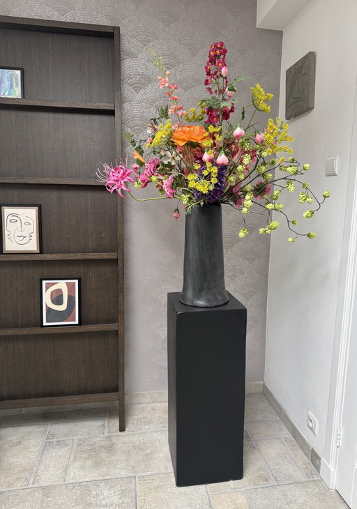 Bouquet artificiel Statement Sil-ka avec vase