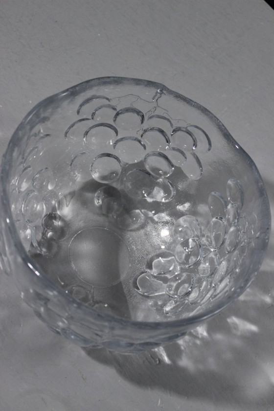 Image 1 of Ann Warff & Kosta Boda - Insalatiera vintage "Kosgrap" con uva, Svezia, anni '70