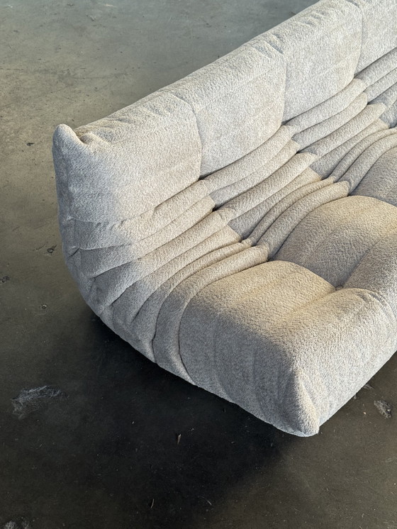 Image 1 of Ligne Roset Togo 3 Plazas Boucle Beige