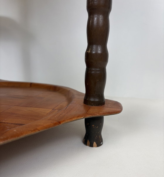 Image 1 of Vintage side table/sidetable/plant table seventies wood
