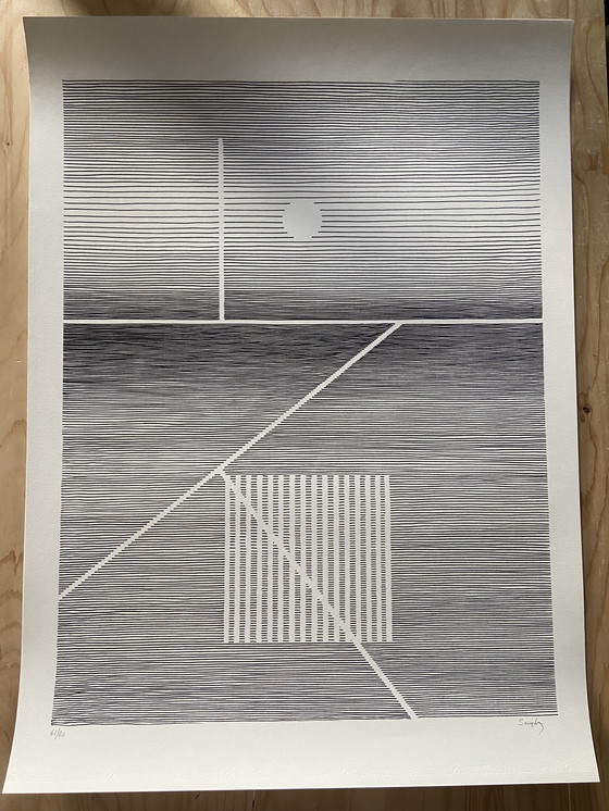 Image 1 of Sérigraphie originale - Michel Seuphor (Paris)