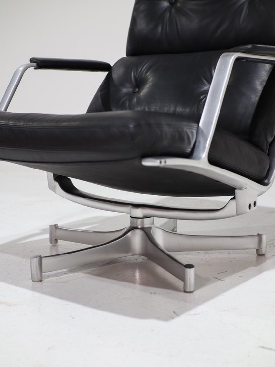 Poltrona Fabricius & Kastholm FK85 Kill International anni '60 – Sedie girevoli, Leather, Vintage (photo 7 of 13)