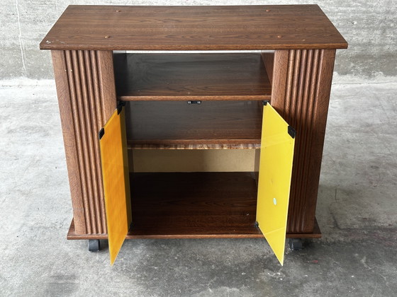 Mobile Bar Vintage su Ruote – Anni '60-'70 – Wood, Glass (photo 2 of 13)