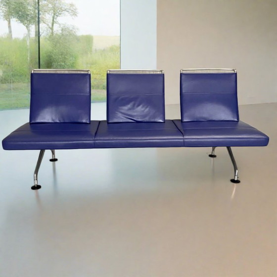 Image 1 of Vitra Leather Area Sofa - The Timeless Splendor by Antonio Citterio