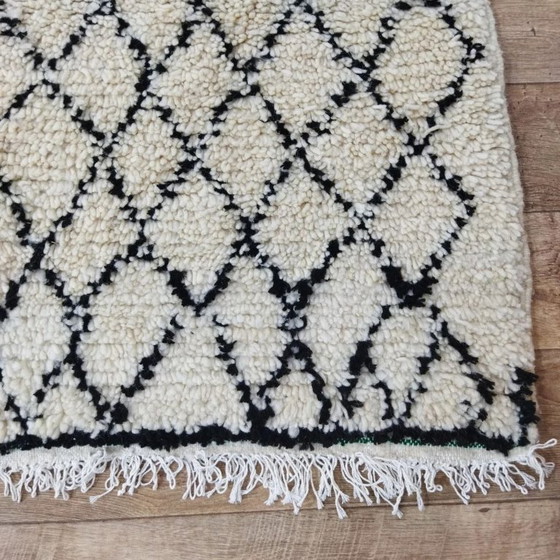 Image 1 of Wonderful Beni Ouarain Rug Wool – 100% Wool Handwoven (247 × 142 cm)