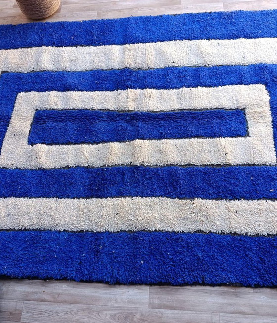 Alfombra marroquí de lana natural de 200 cm x 300 cm. – Wool (photo 4 of 5)