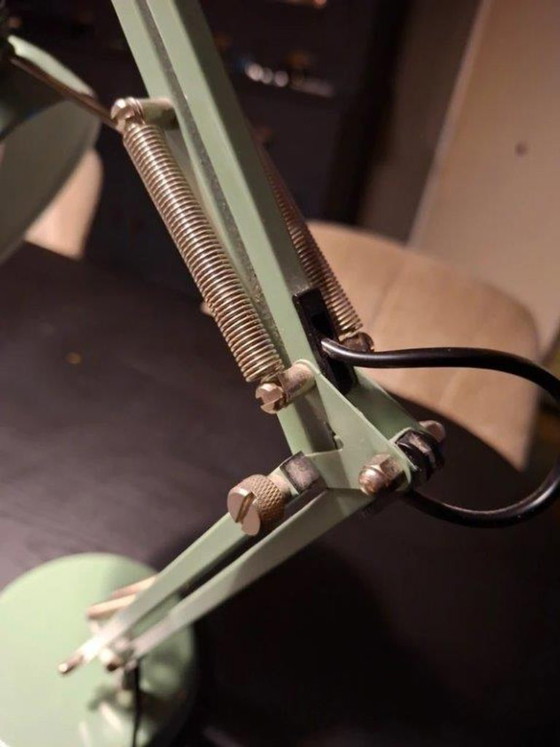 Green Ikea Desk Lamp, Metal, Chrome (photo 4 of 5)