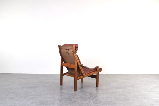 Image 1 of Fauteuil lounge Hunter du milieu du siècle par Torbjørn Afdal pour Bruksbo, années 1960.