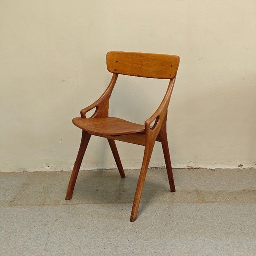 Vintage Arne Hovmand Olsen eetkamer stoel