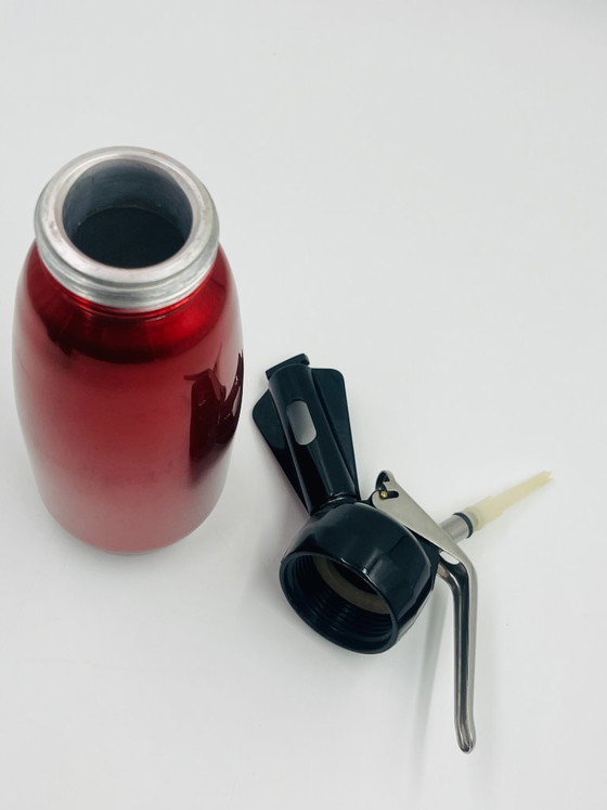 Siphon à chantilly vintage Mixi D, Accessoires de cuisine, Aluminium, Rouge (photo 8 sur 12)
